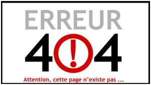 Erreur 404